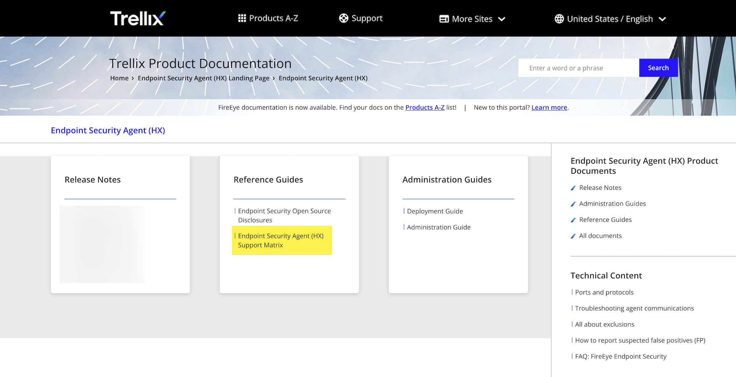 Trellix Endpoint Security Agent Software: Supported Versions ...