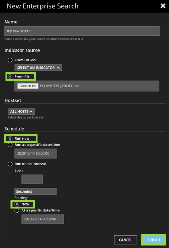 Using OpenIOCs for sweeping with Trellix Endpoint Security (HX)
