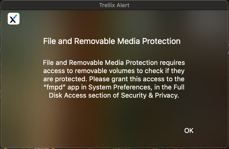 セキュリティ・セーフティ mac Enforce Encryption policy in Trellix File and Removable Media