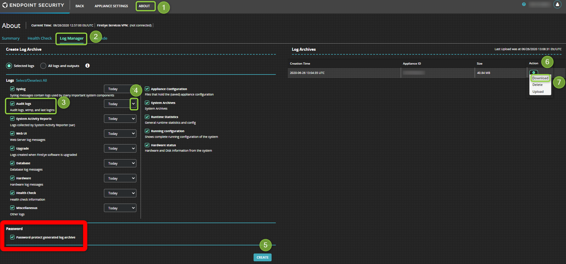 How to review Audit Logs in Trellix Endpoint Security (HX) console
