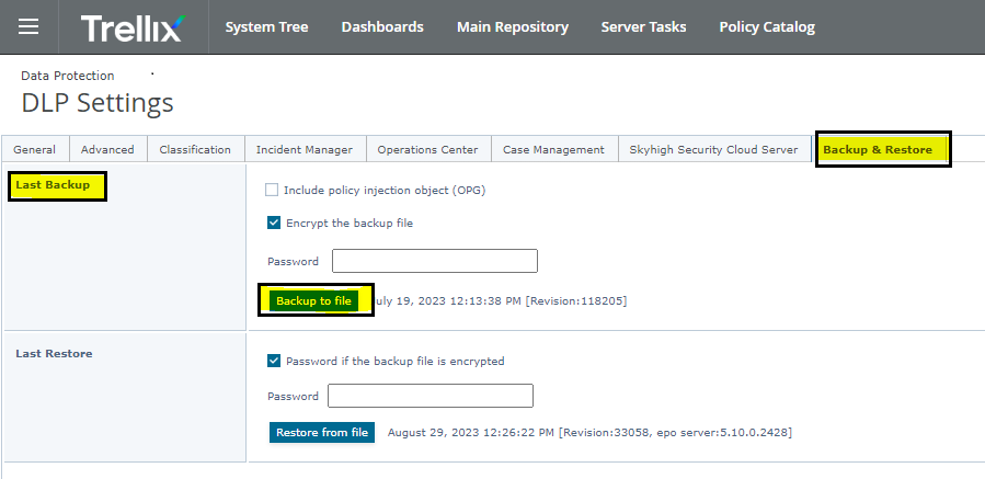 Best practices to follow before upgrading Trellix Data Loss Prevention ...