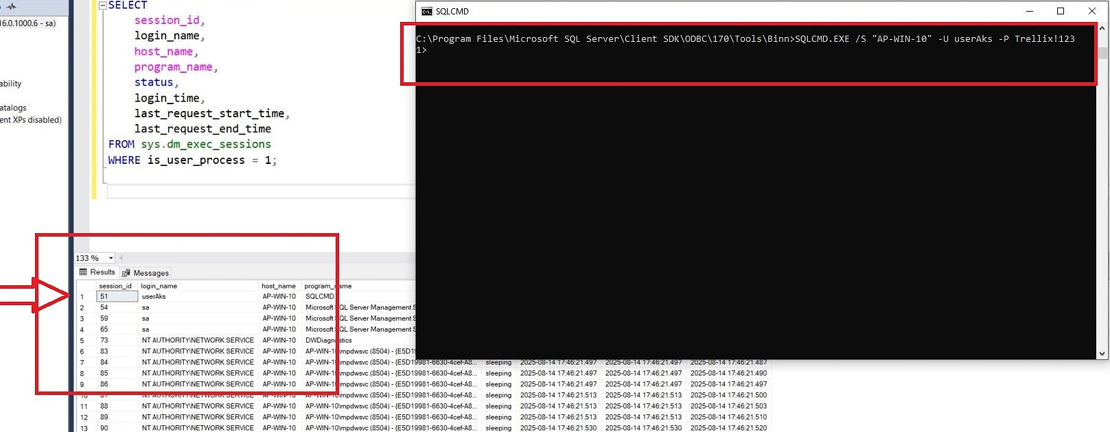 Known Issue: Terminate User Session fails in Trellix Database Security ...