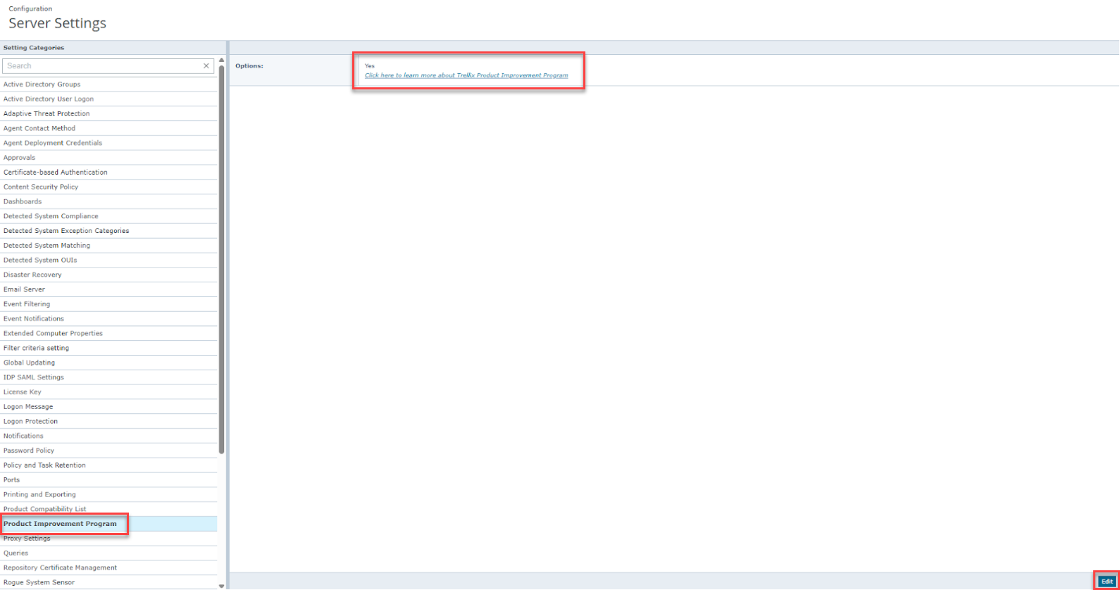 Known Issue: 'Allow Trellix to collect system and software telemetry ...